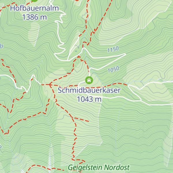 Map of Hintere Dalsen-Alm