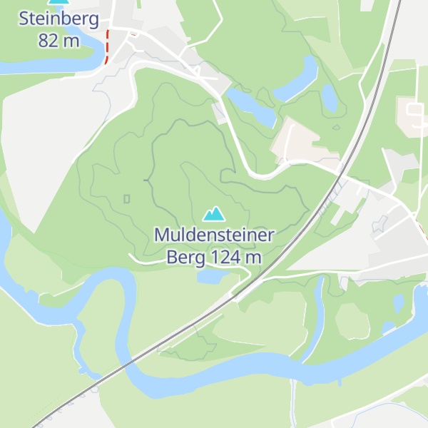 Map of Muldensteiner Berg