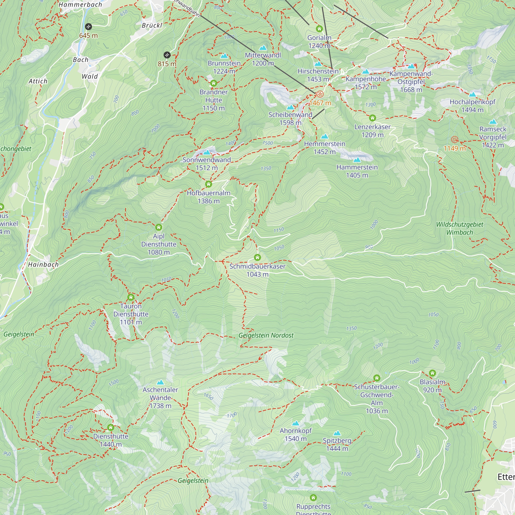 Schmidbauerkaser map