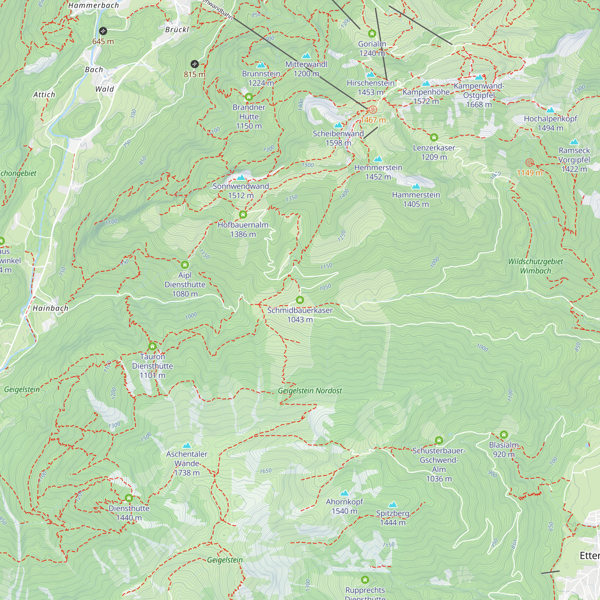 Schmidbauerkaser map
