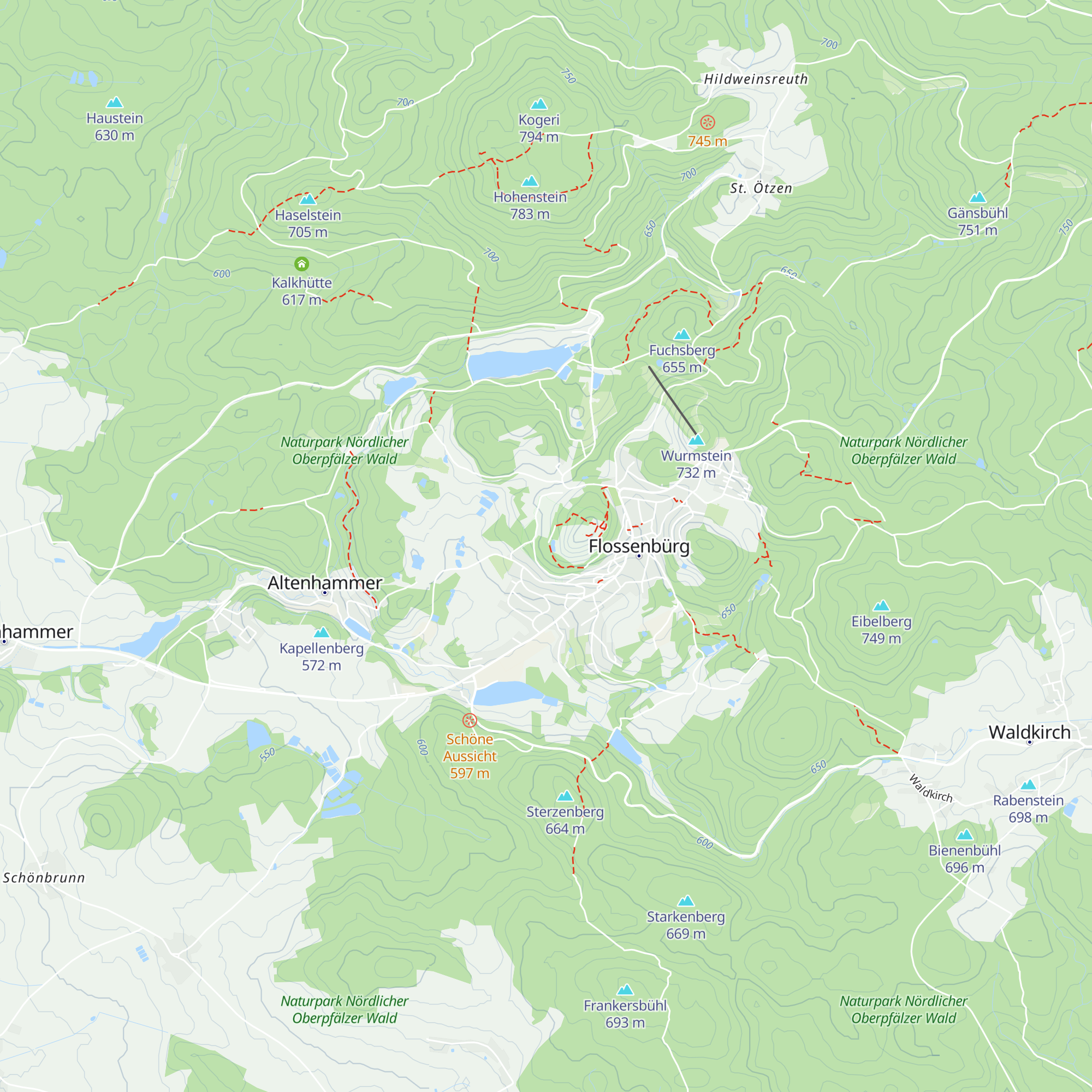 Infozentrum Granit map