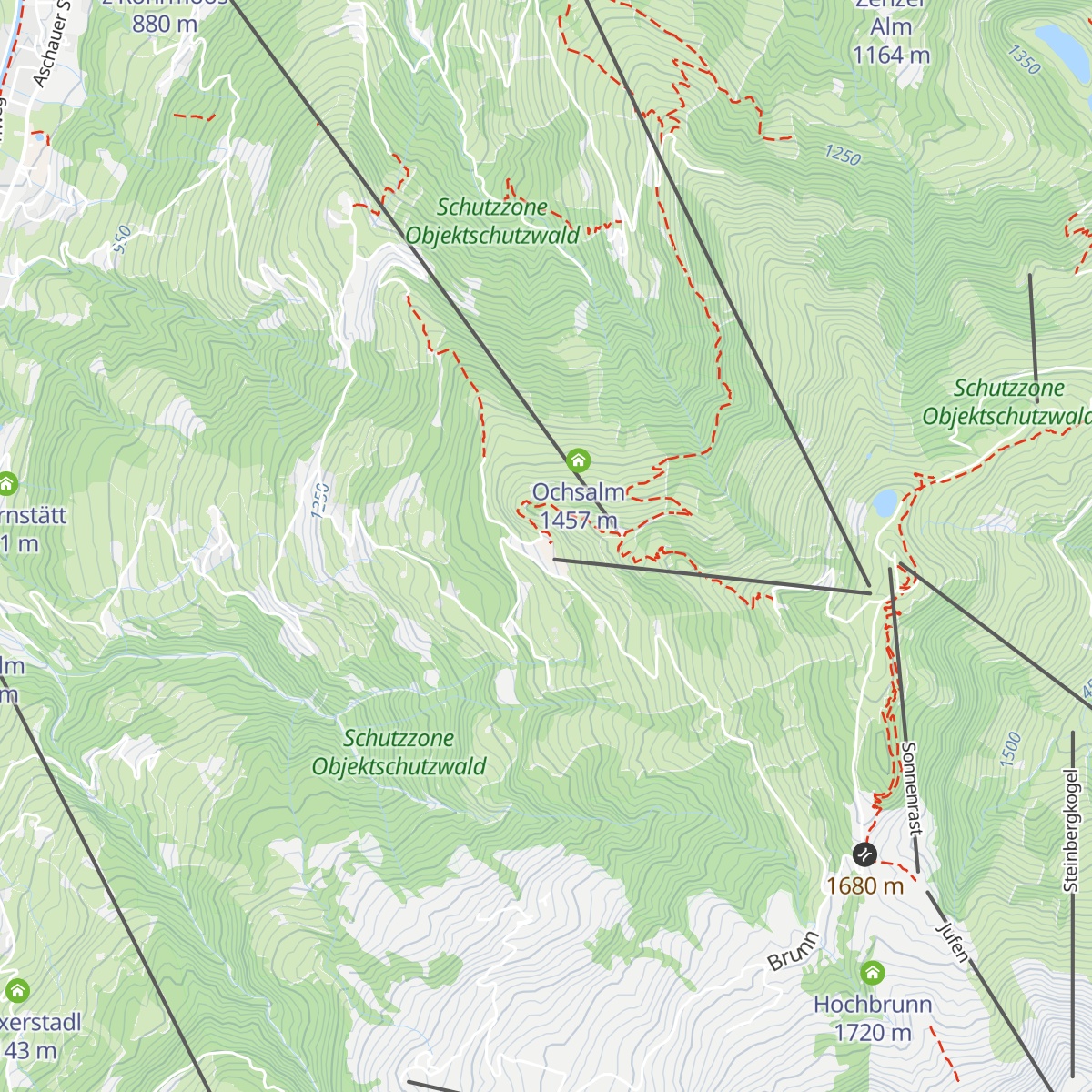 Ochsalm map