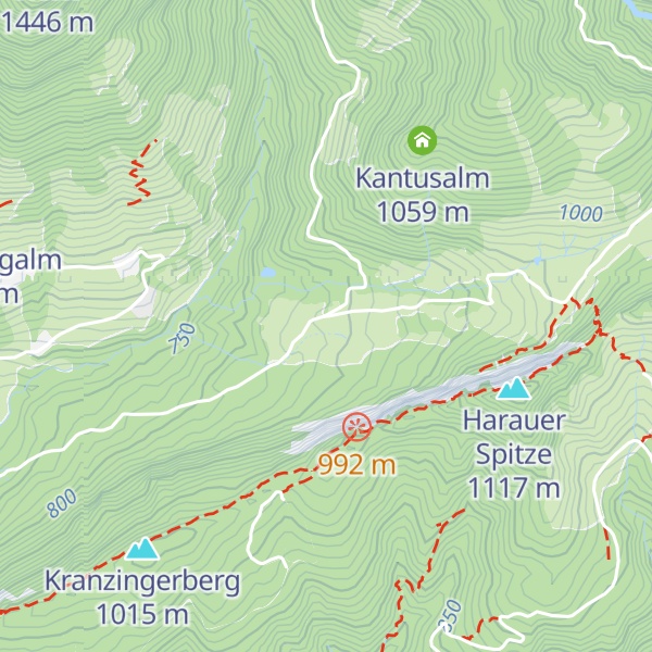 Map of Riederalm