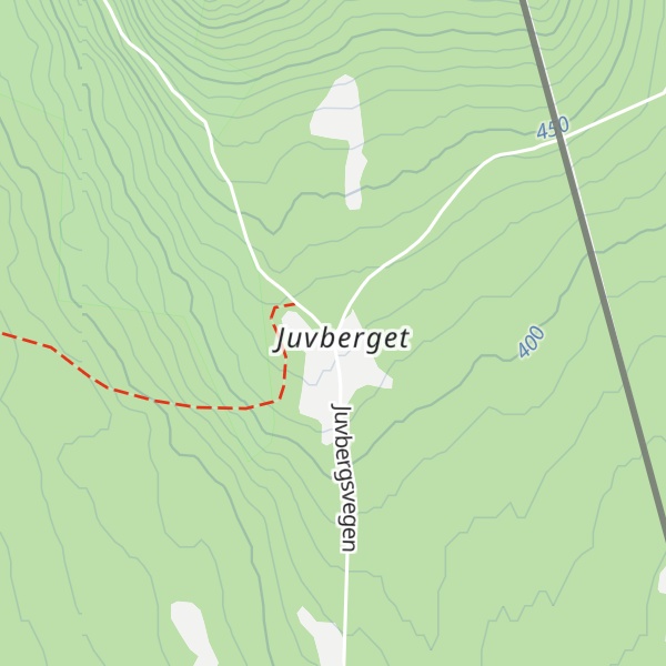 Map of Drengestua i Juvberget