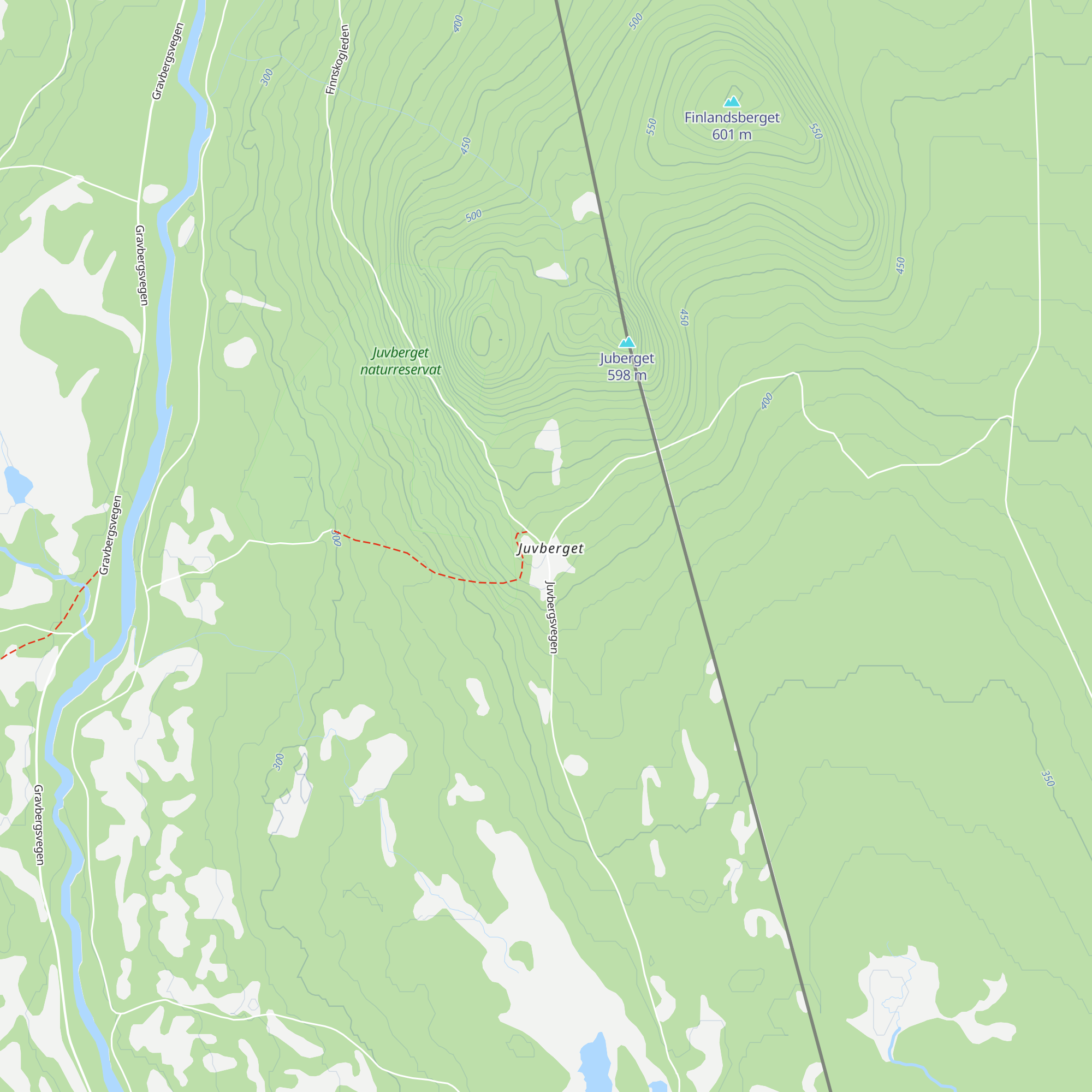 Drengestua i Juvberget map