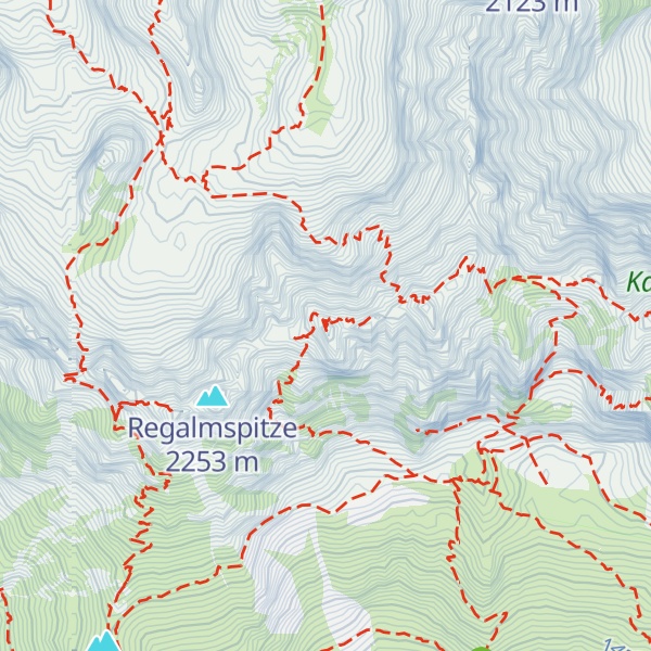 Map of Westliche Hochgrubachspitze