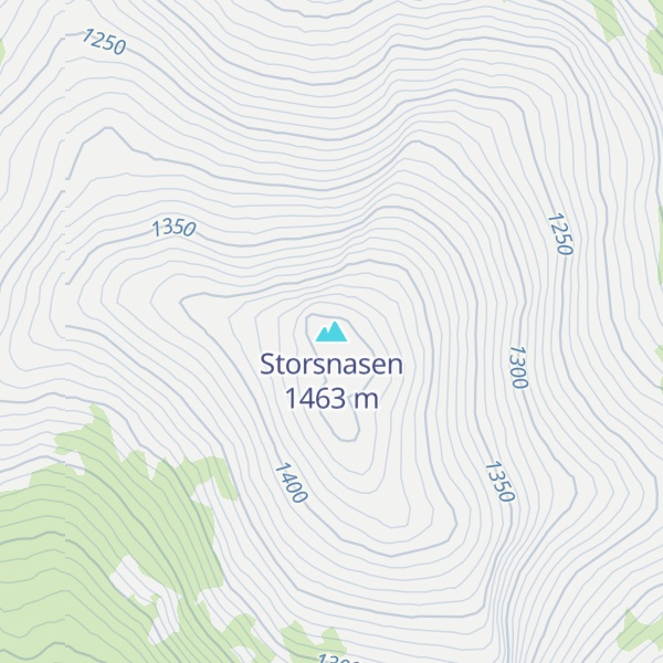 Map of Storsnasen