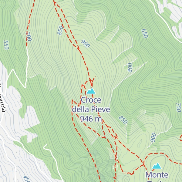 Map of Croce della Pieve