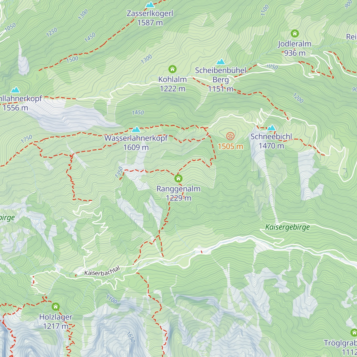 Ranggenalm map