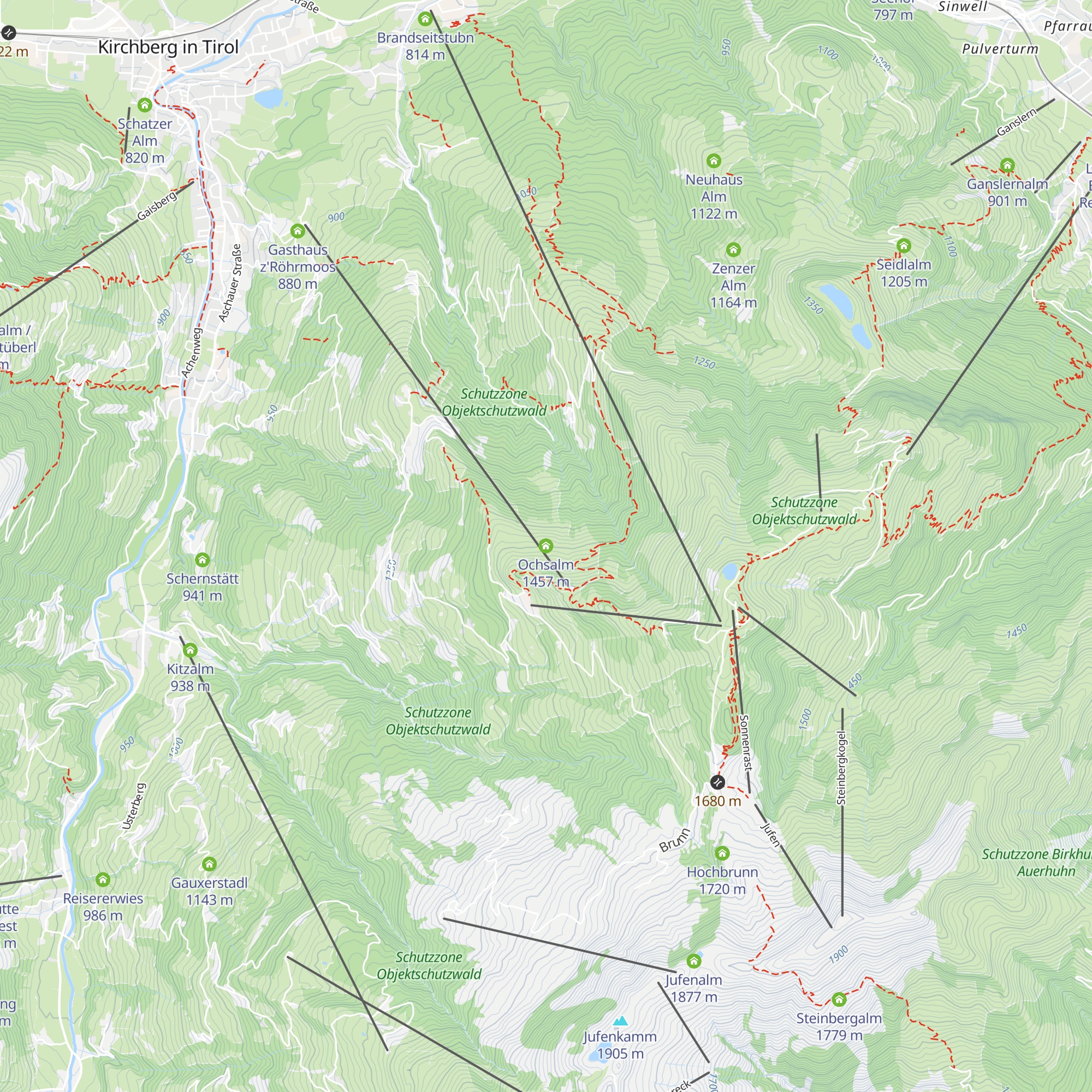 Ochsalm map