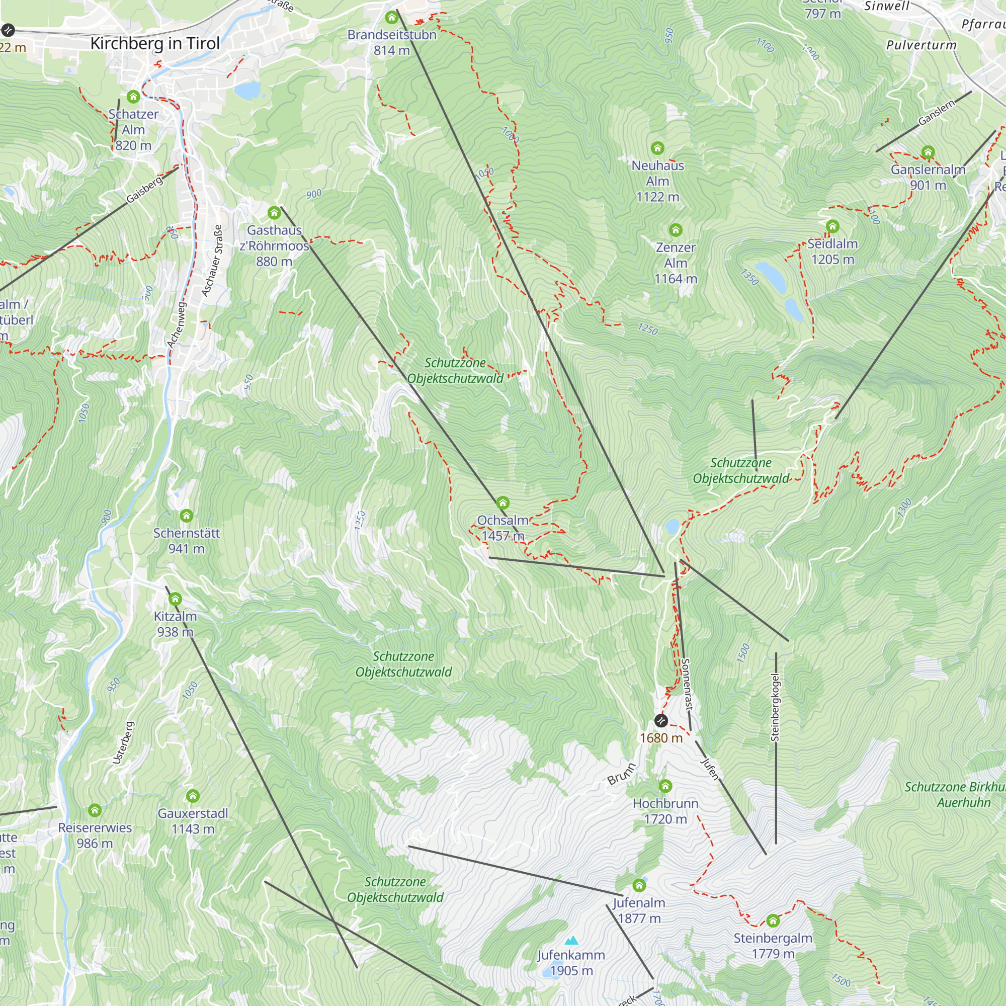 Ochsalm map