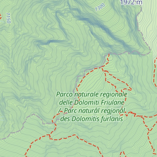 Map of Cima Sterpezza