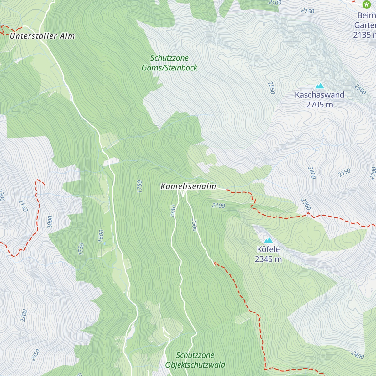 Fatimakapelle Kamelisenalm map