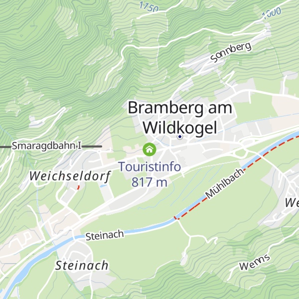 Map of Touristinfo