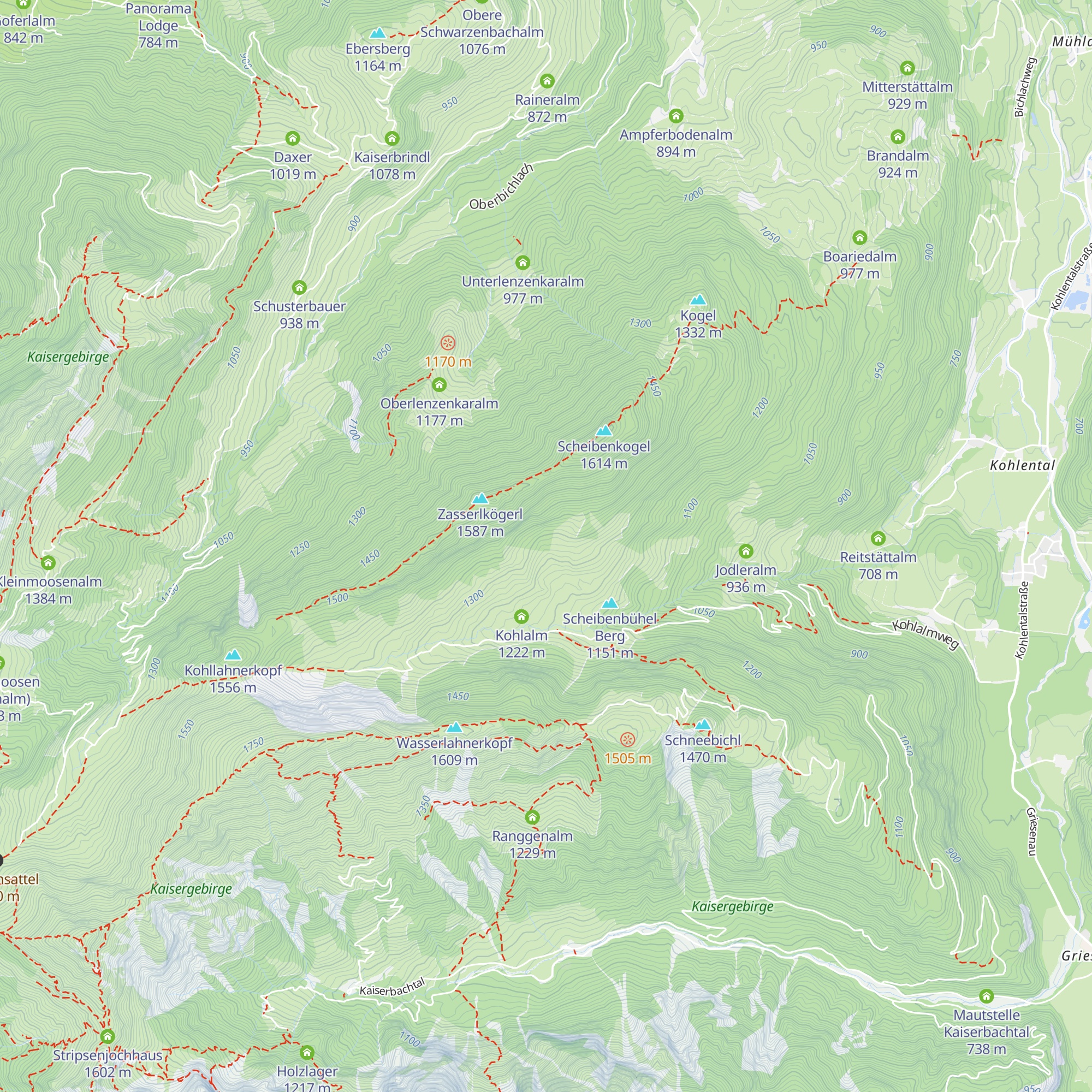 Weißwandhütte (Jagdhütte) map