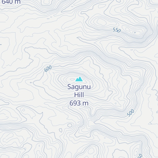 Map of Sagunu Hill