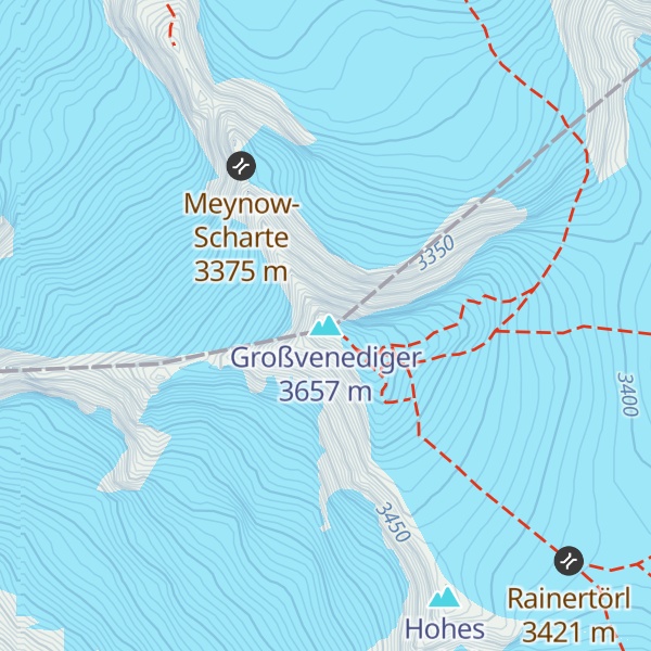 Map of Großvenediger