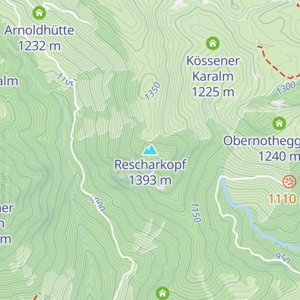 Map of Rescharkopf