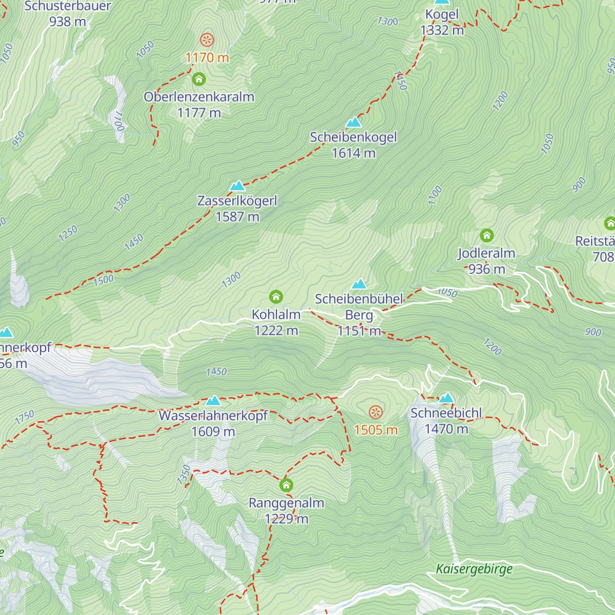 Berggasthof Kohlalm map