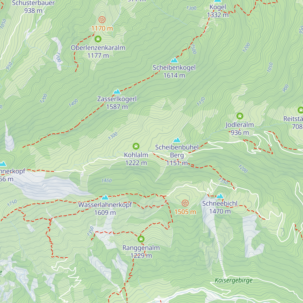 Berggasthof Kohlalm map