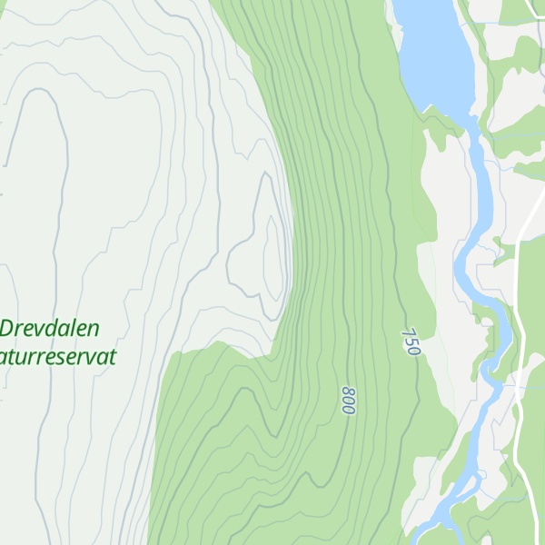 Map of Skjeggemuren