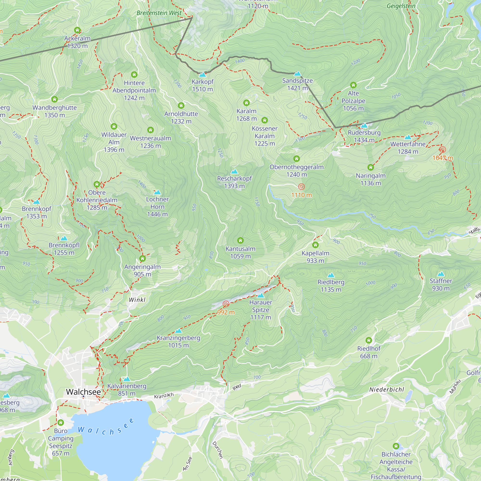 Kantusalm map