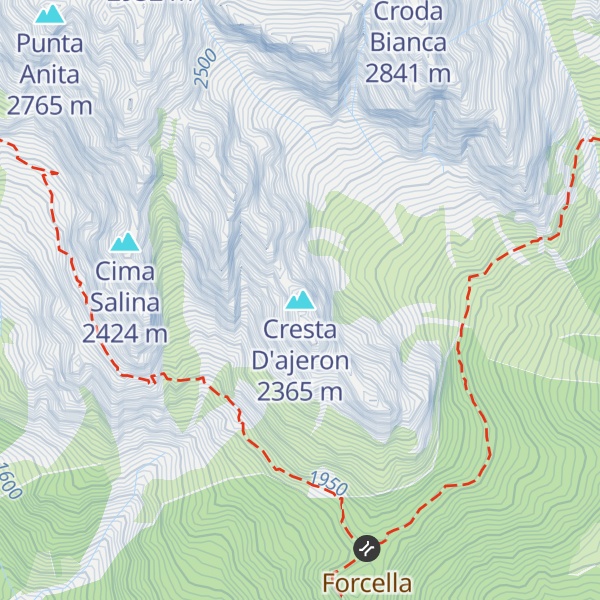 Map of Cresta D'ajeron