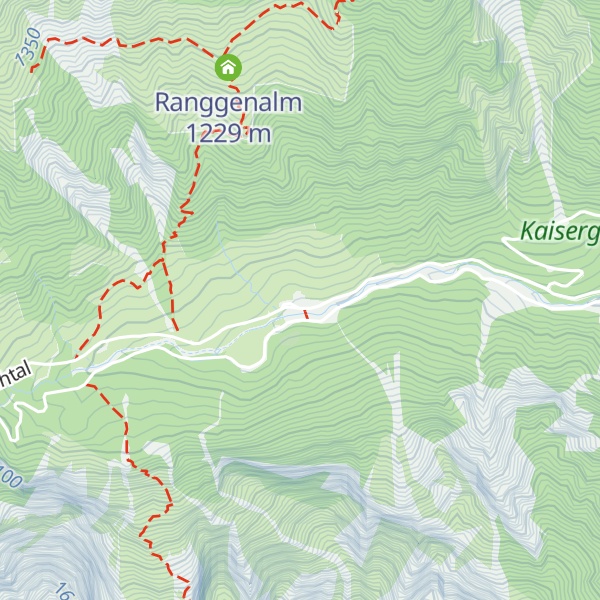 Map of Fischbachalm