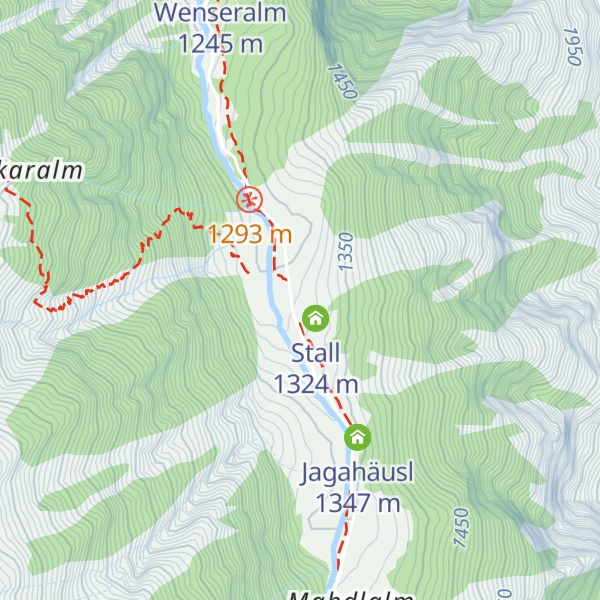 Map of Enzianhütte