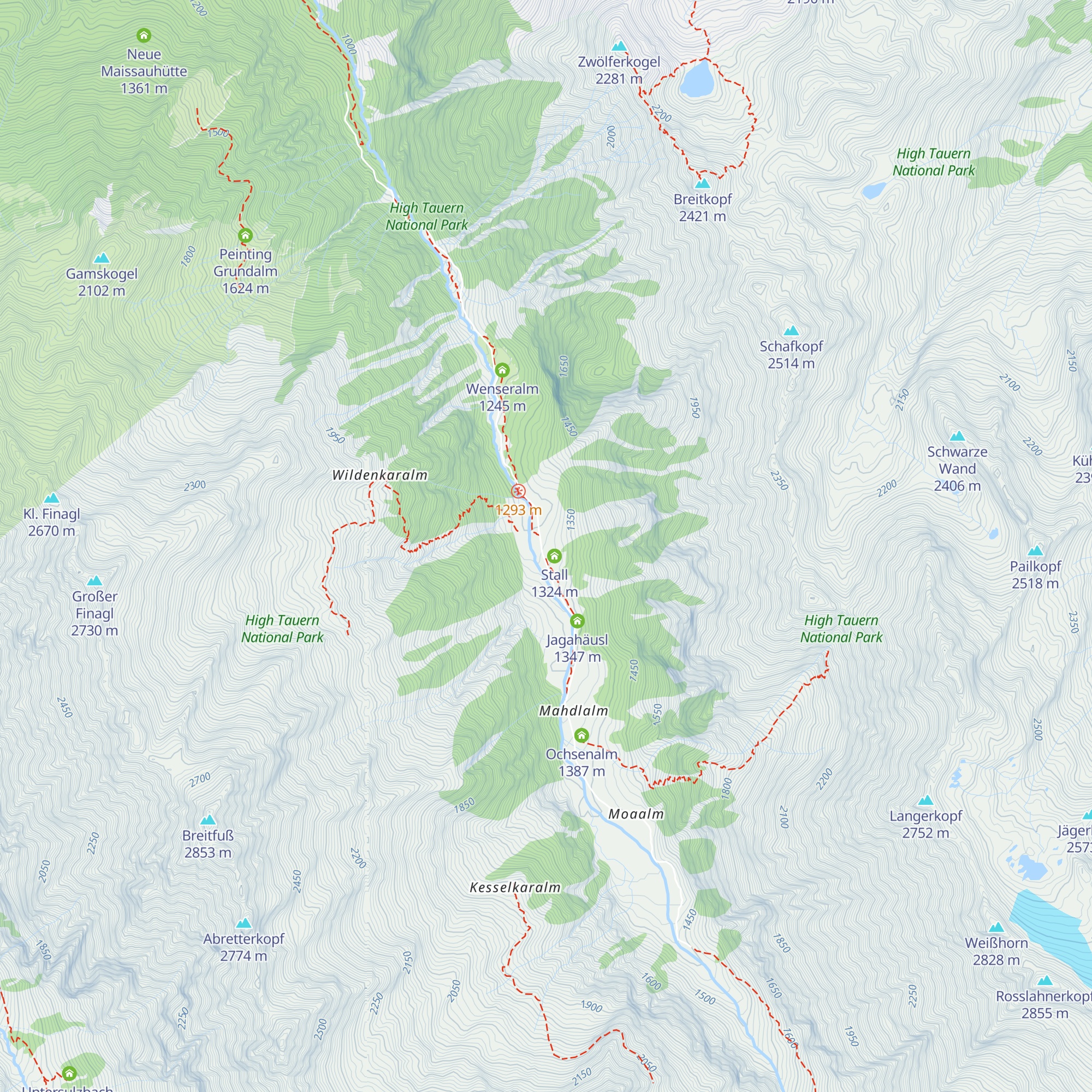 Enzianhütte map