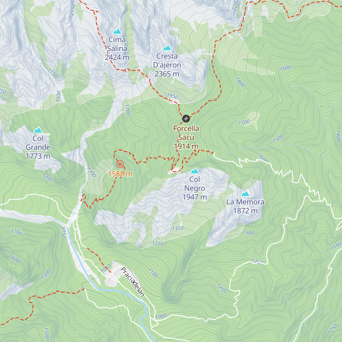 Rifugio Chiggiato map