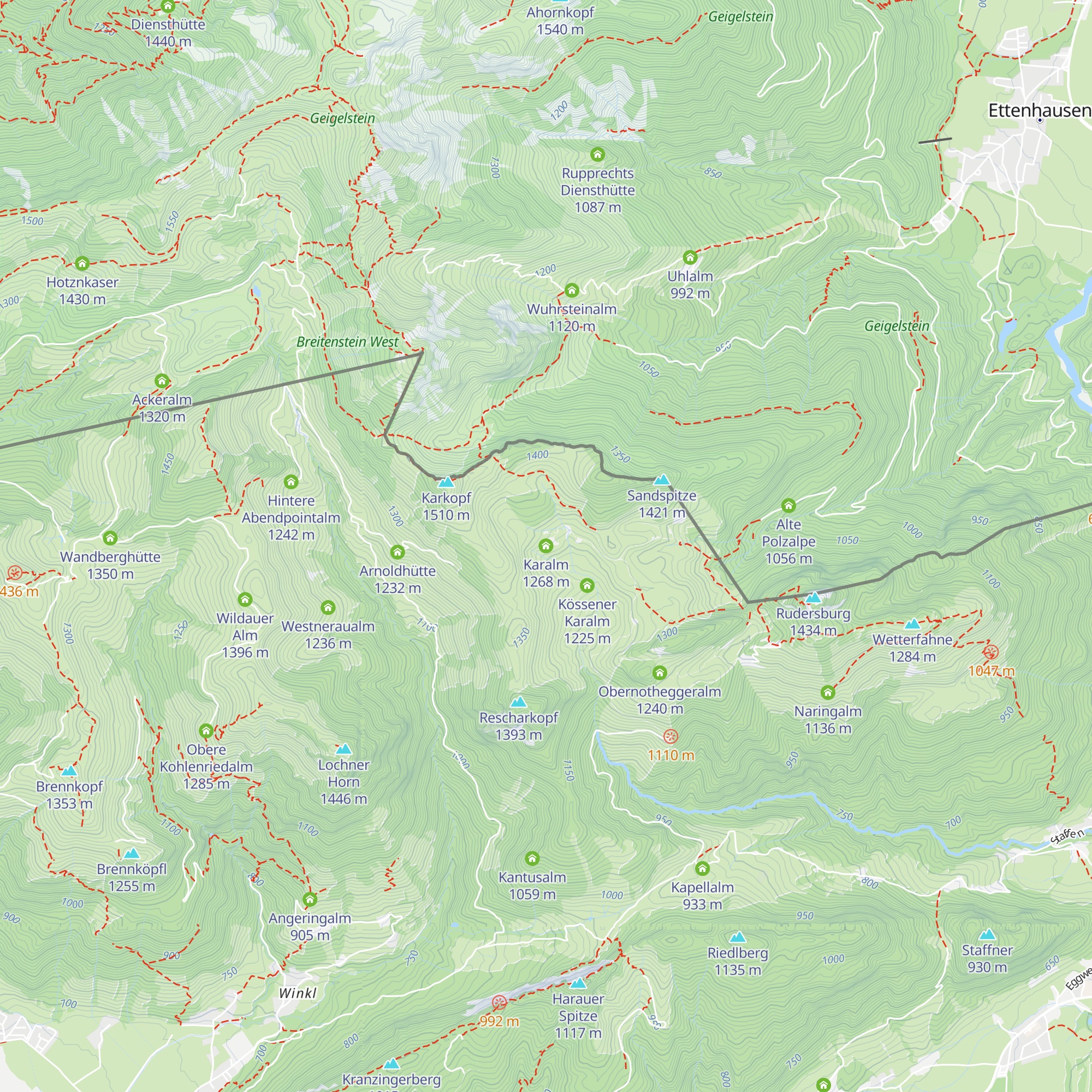 Karalm map
