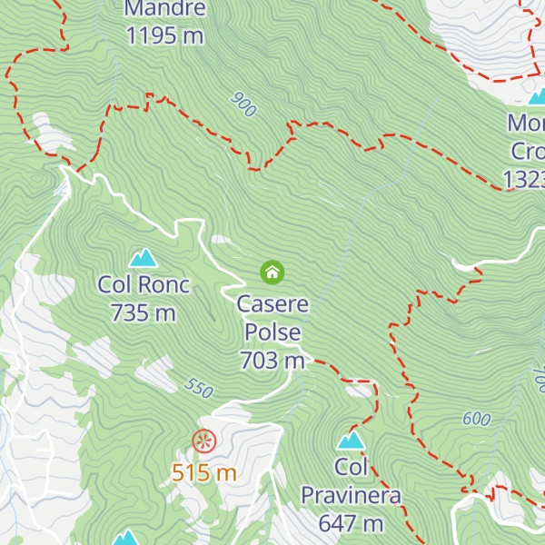 Map of Casere Polse