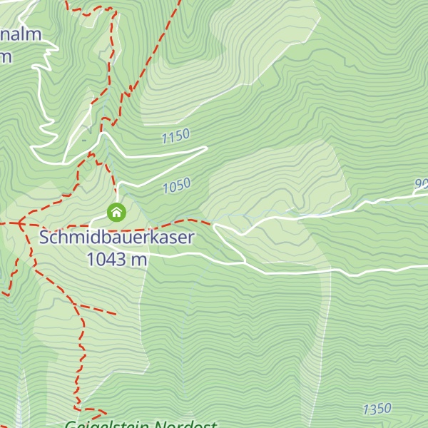 Map of Bichlkaser
