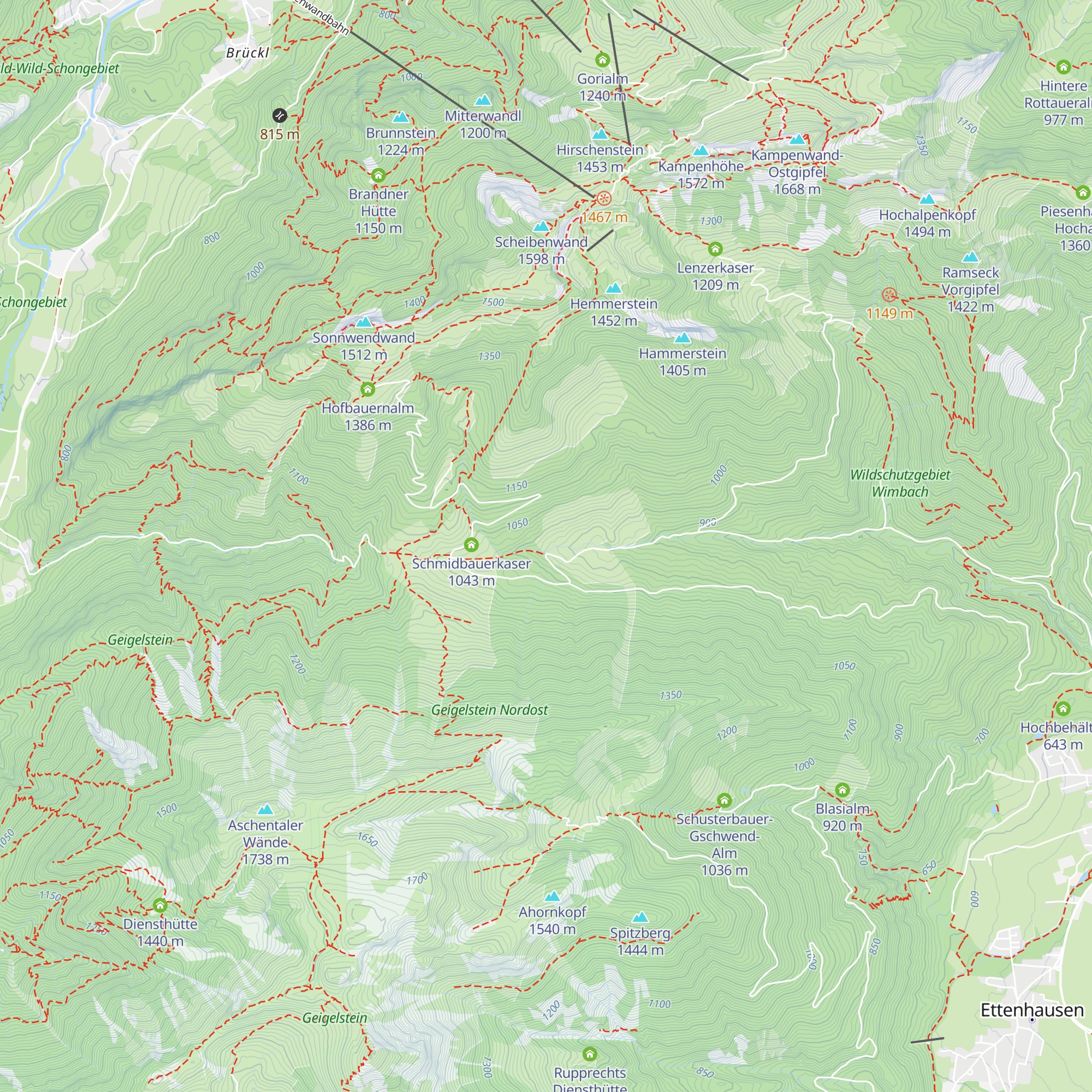 Bichlkaser map