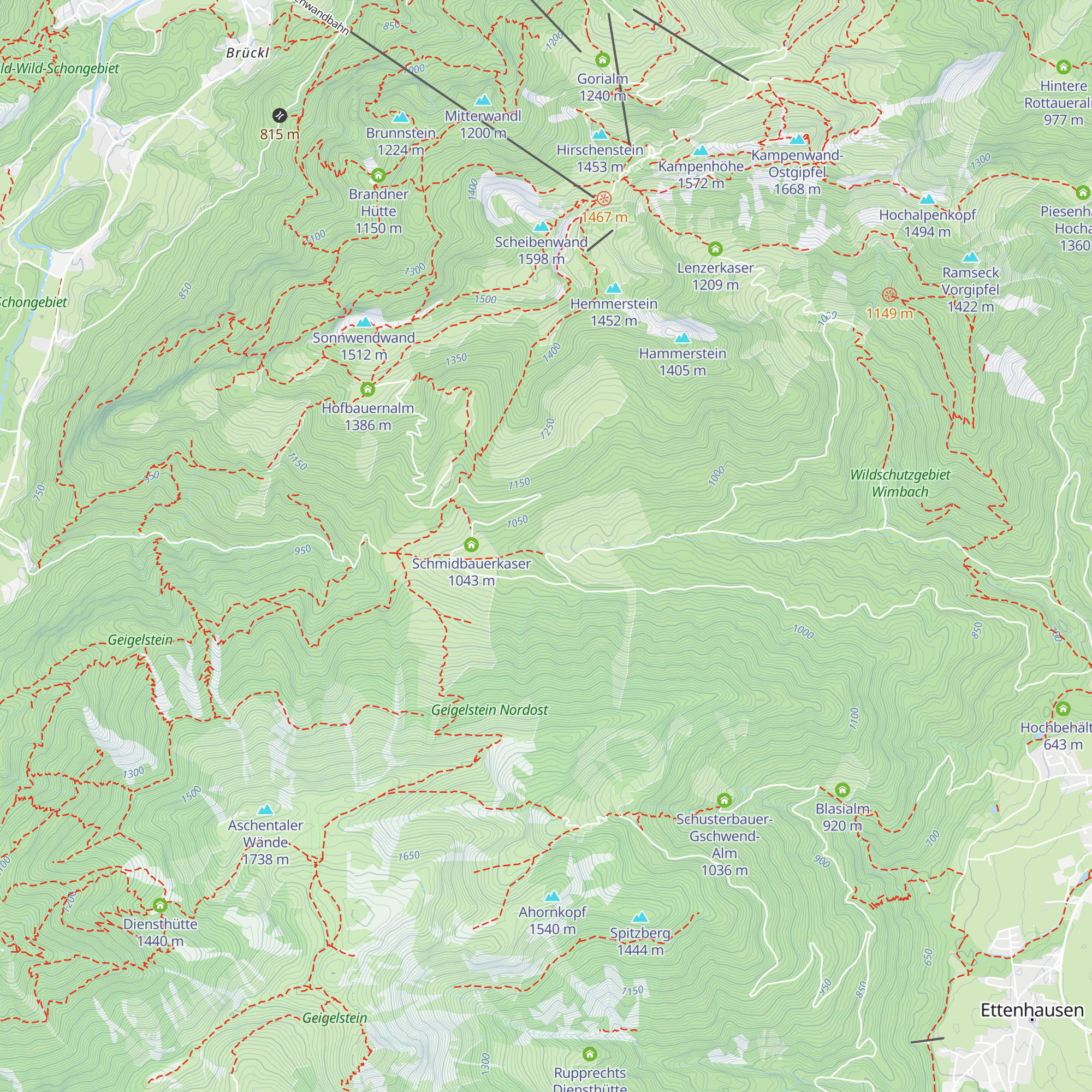 Bichlkaser map