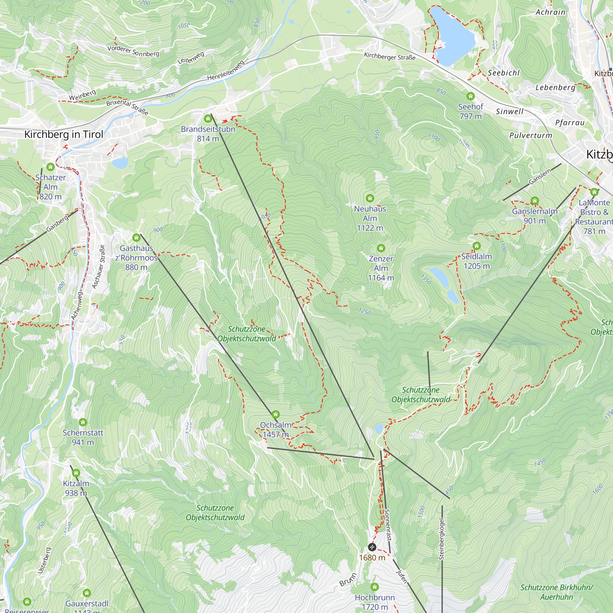 Gasthof Fleckalm map