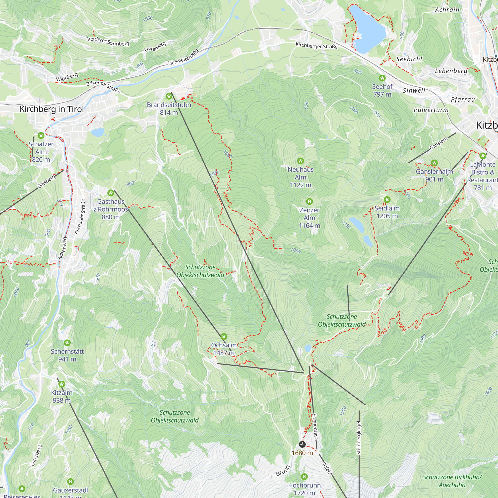 Gasthof Fleckalm map