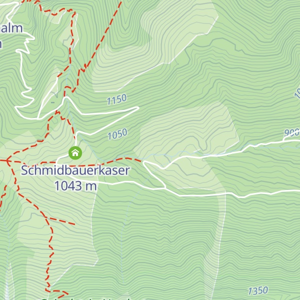 Map of Vordere Dalsen-Alm
