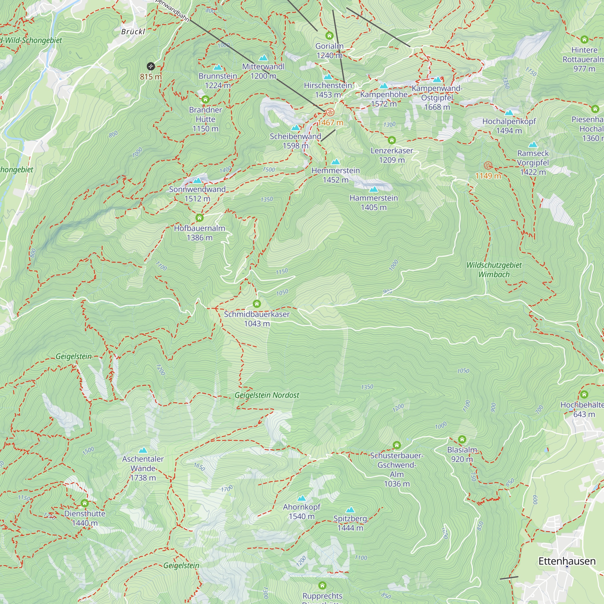 Vordere Dalsen-Alm map