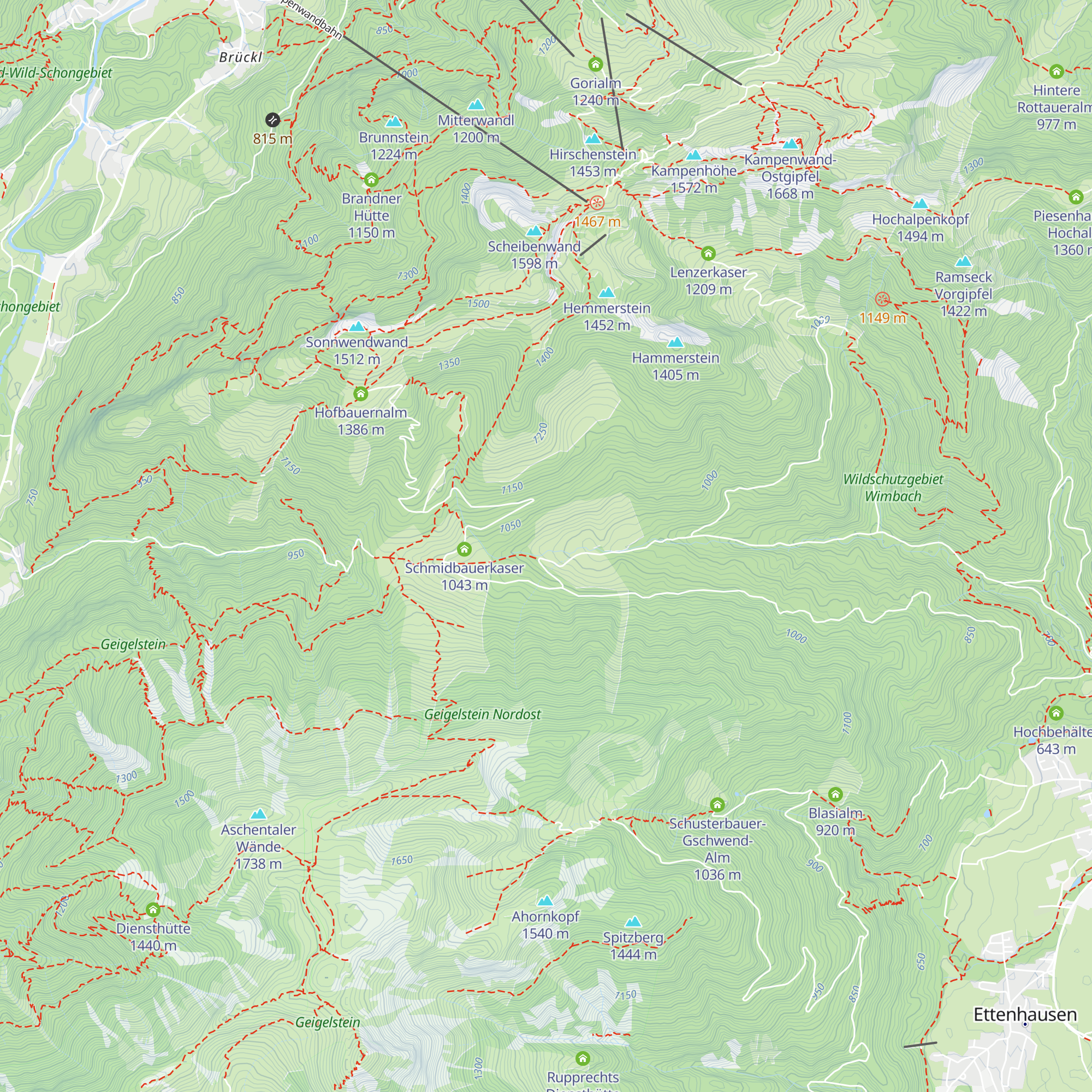 Vordere Dalsen-Alm map