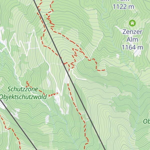 Map of Untere Fleckalm