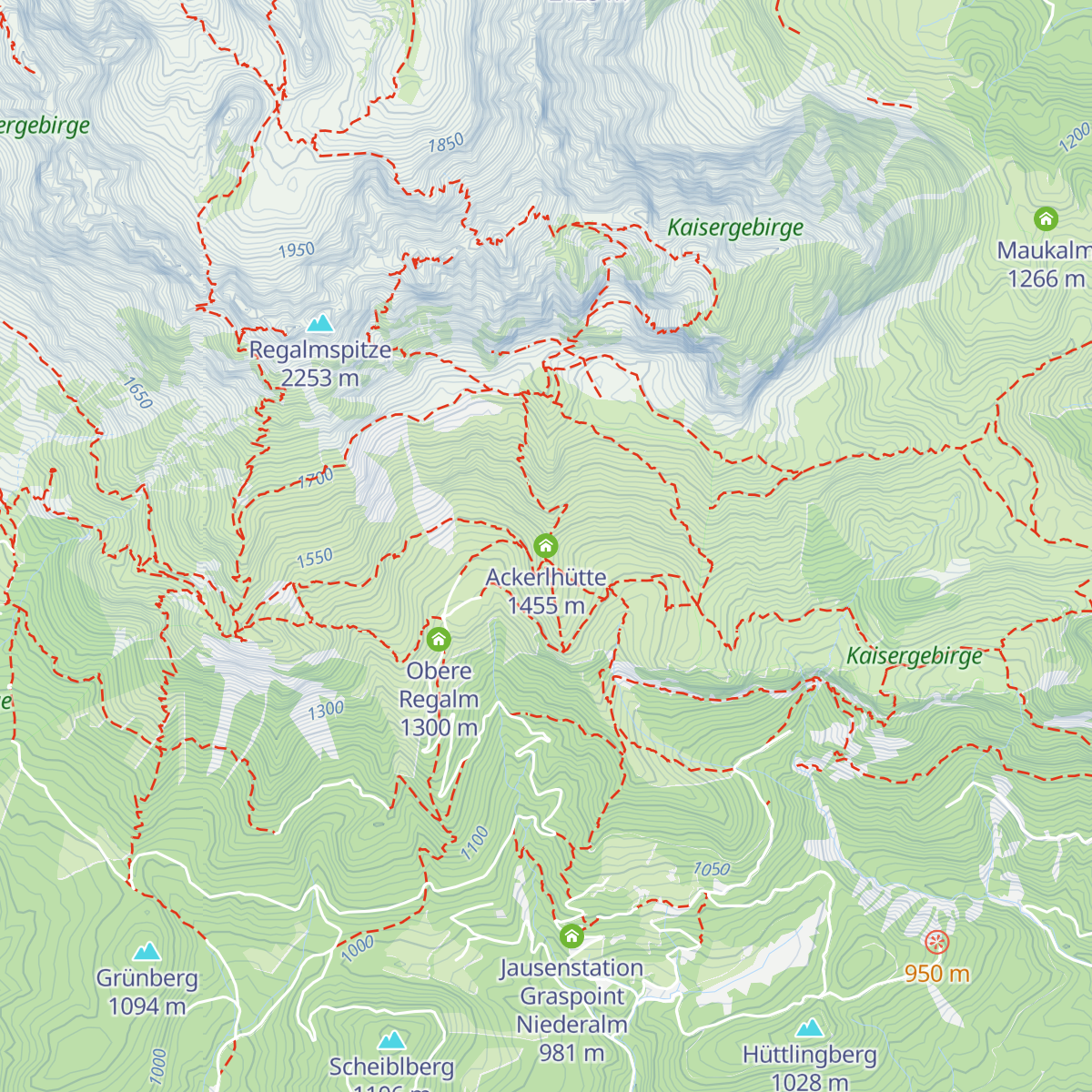 Ackerlhütte map