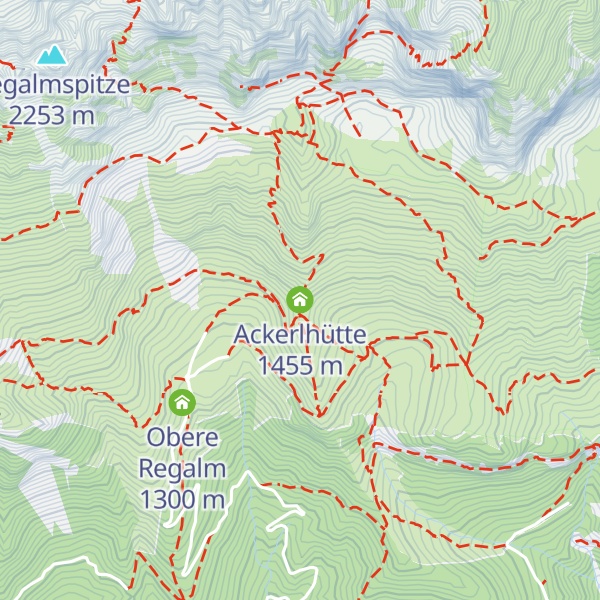 Map of Ackerlhütte