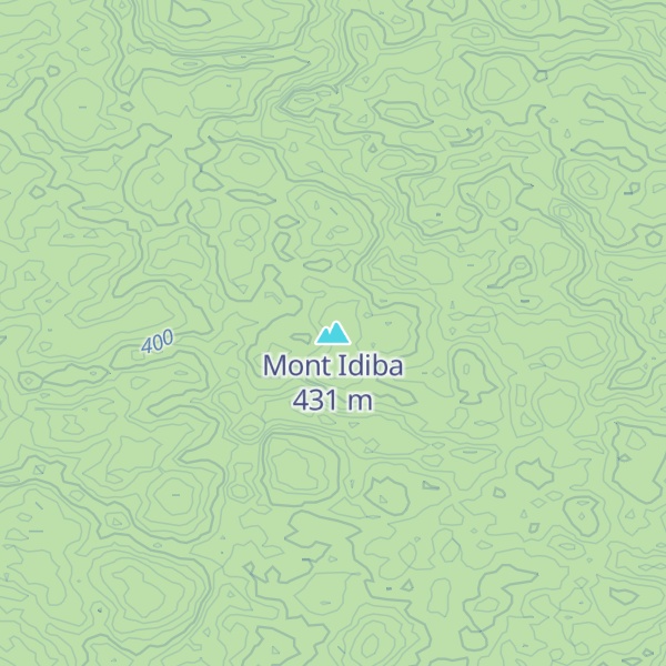 Map of Mont Idiba