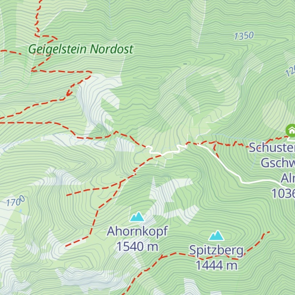 Map of Linnerkaser