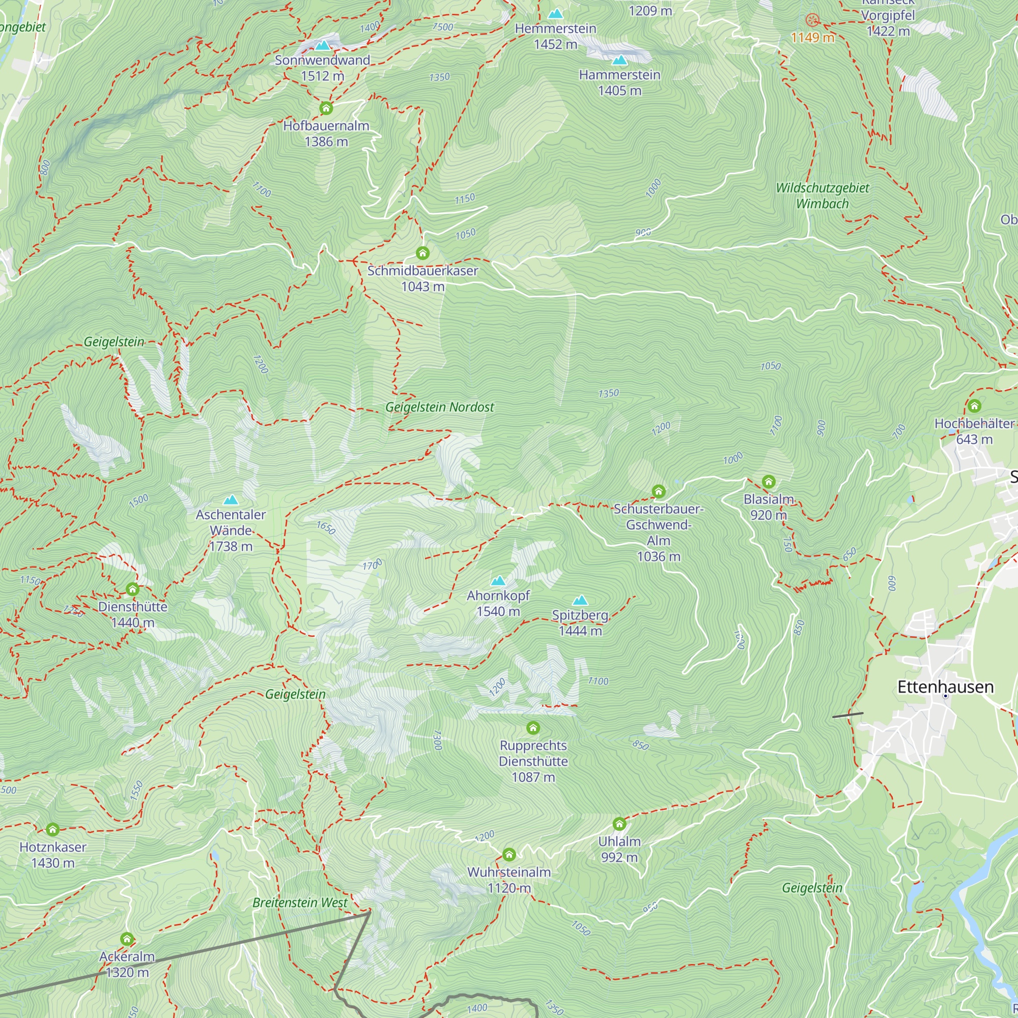 Linnerkaser map