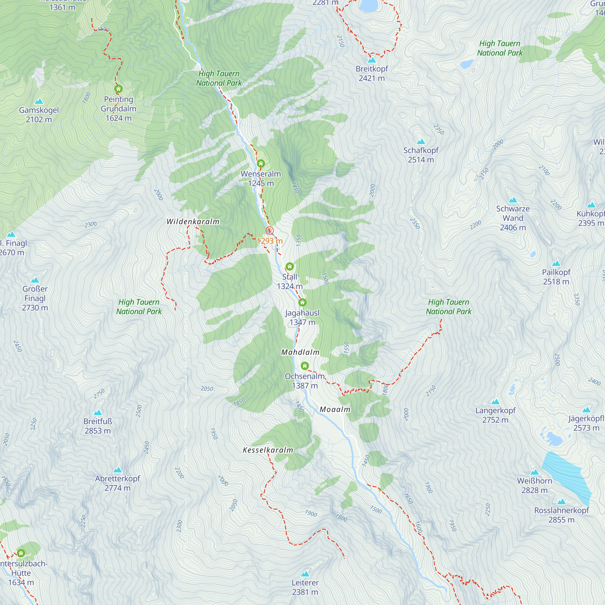 Jagahäusl map