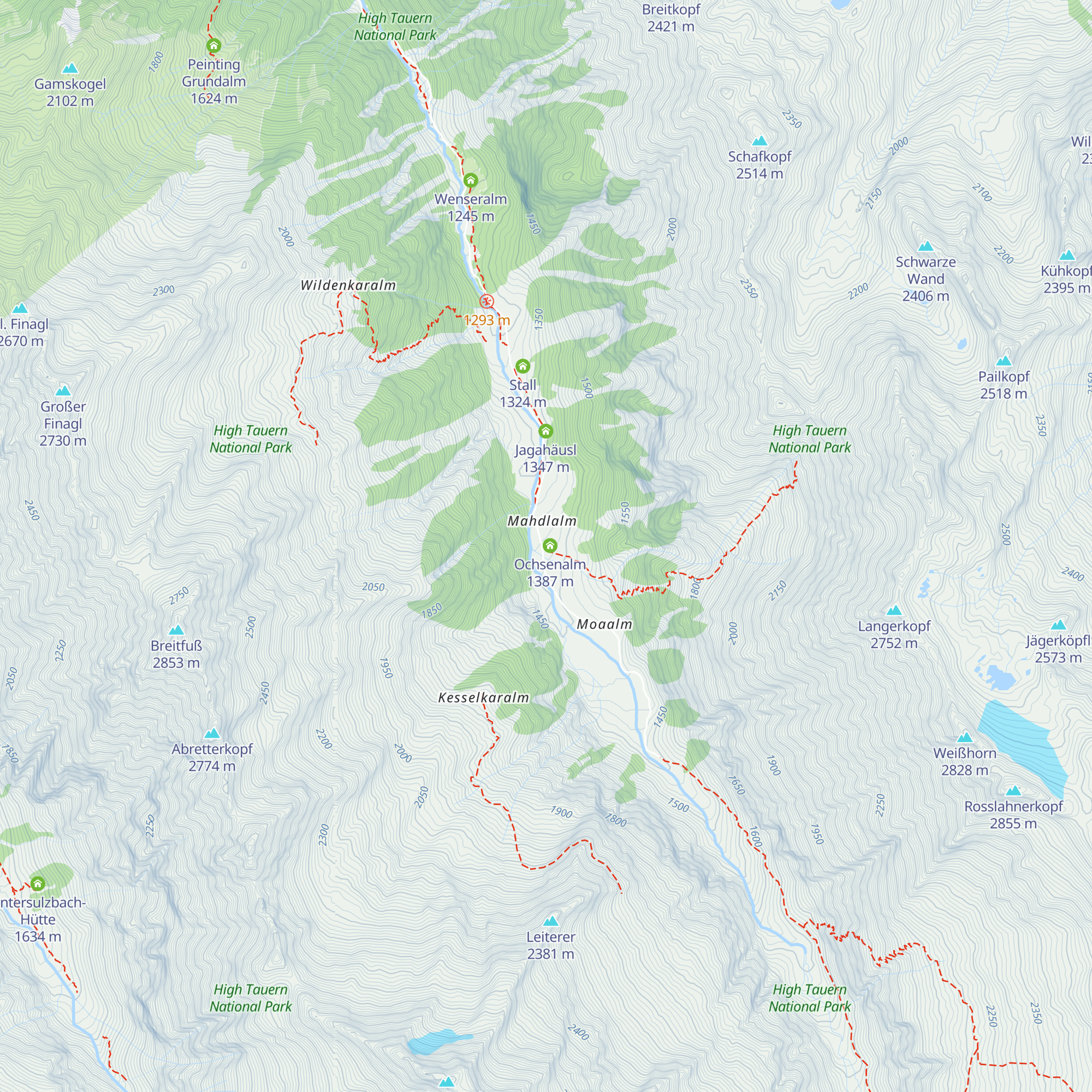 Alpenrose map