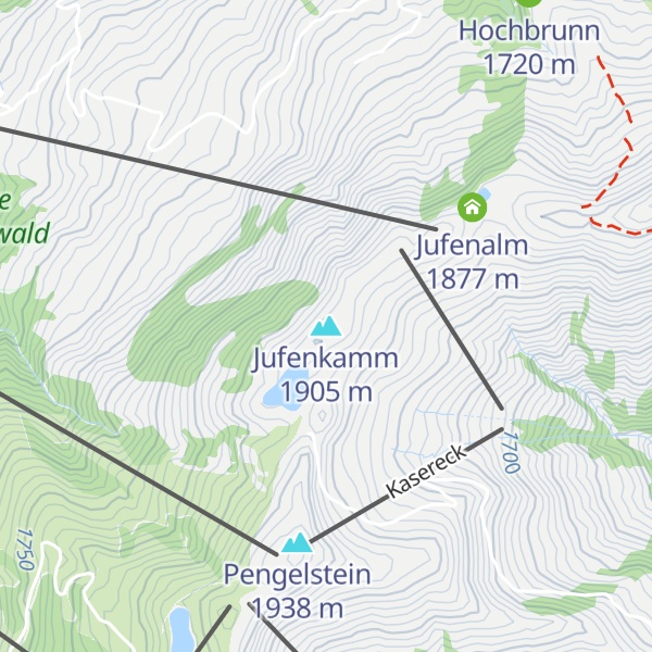 Map of Jufenkamm